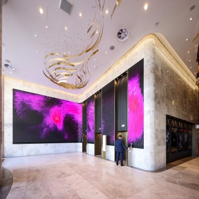 1.SkyCity Casino LED Art Wall Image Russell Millard